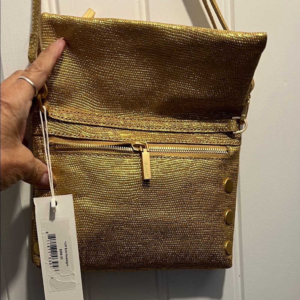 Hammitt Metallic Gold Crossbody Bag - Picture 4 of 8